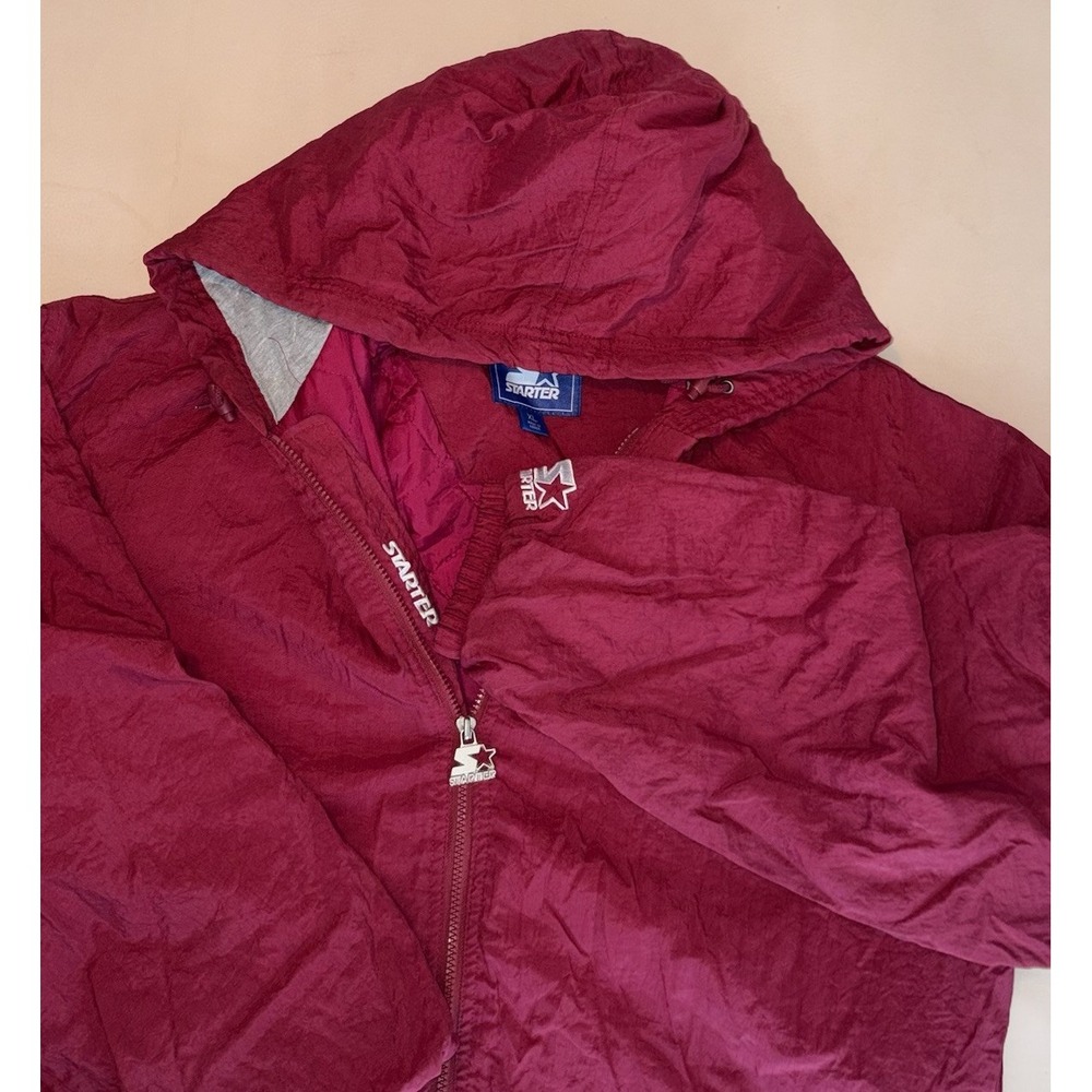 Vintage 90s XL Starter South Carolina Gamecocks Hooded Full Zip Jacket Coat NCAA